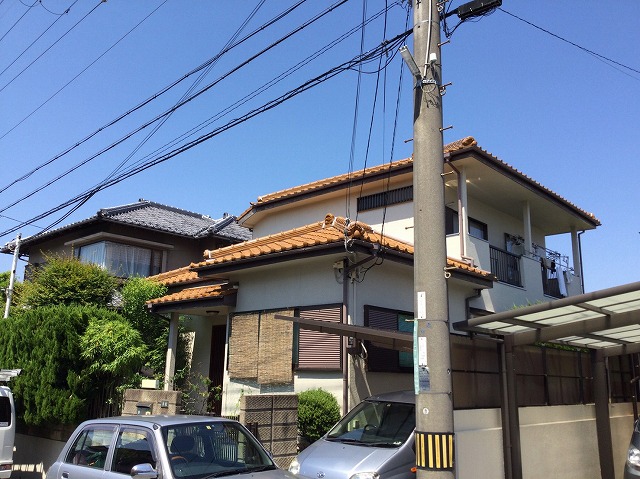 姫路市　建物外観と屋根全体の印象確認